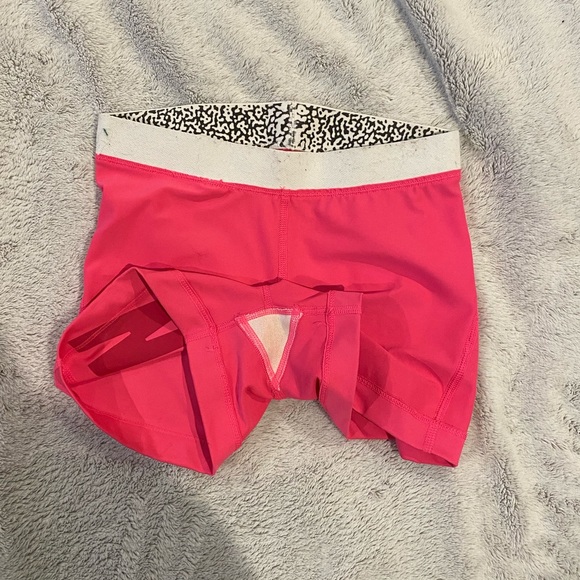 Nike Hot Pink/Black/White Spandex Shorts - Picture 3 of 5